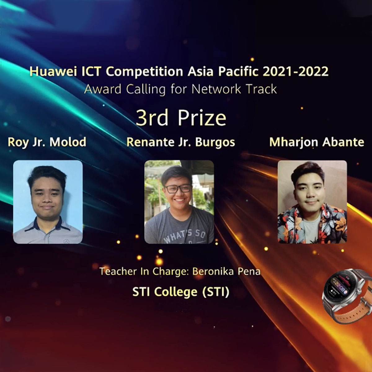 STI College wins at the Huawei ICT competition Asia Pacific Regionals
